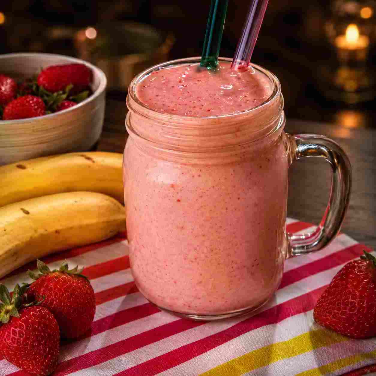 STRAWBERRY & BANANA — COCKTAIL & FRESH JUICES