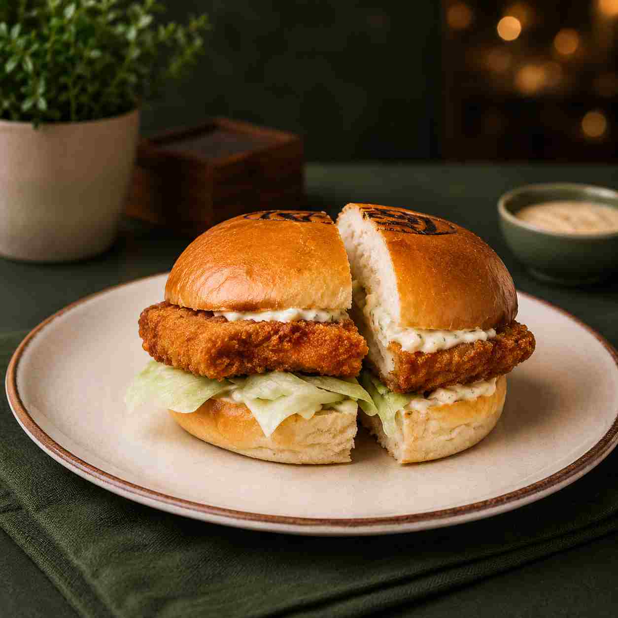 FISH BURGER — BURGERS