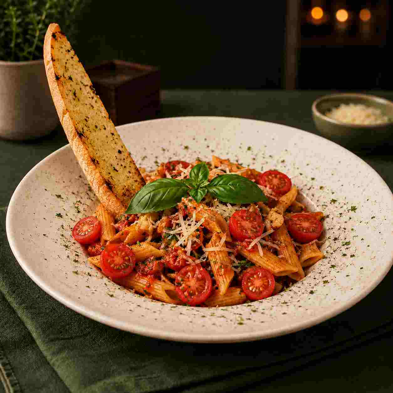 PENNE ARRABIATA — PASTA & PIZZA