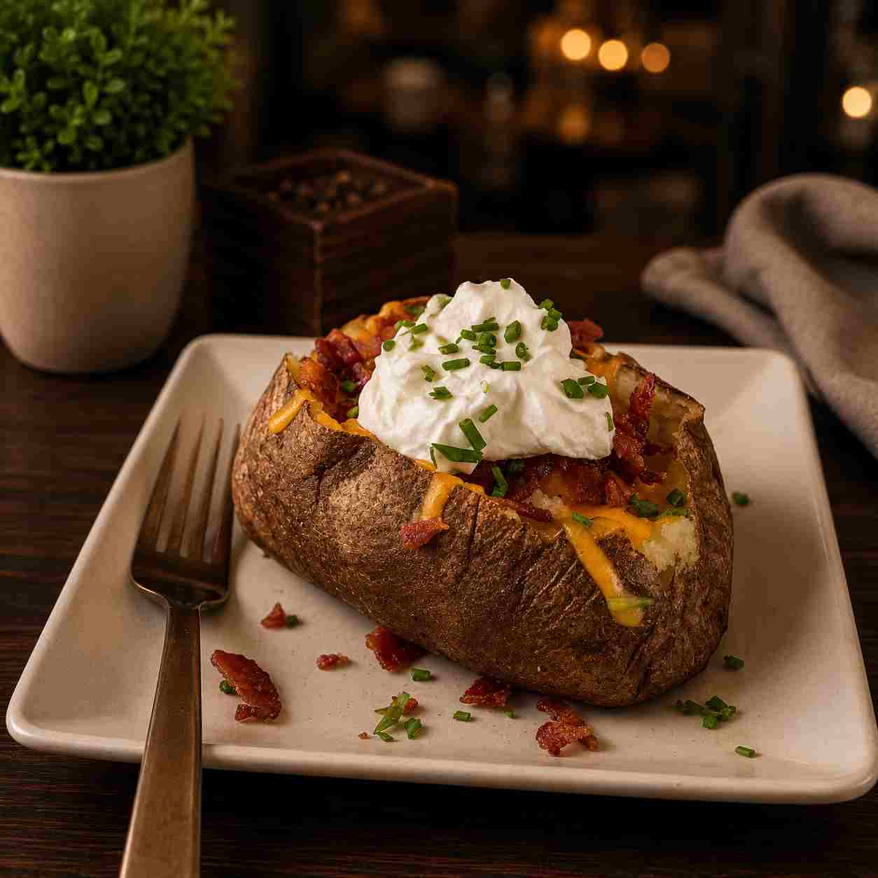 LOADED BAKED POTATO — APPETIZERS