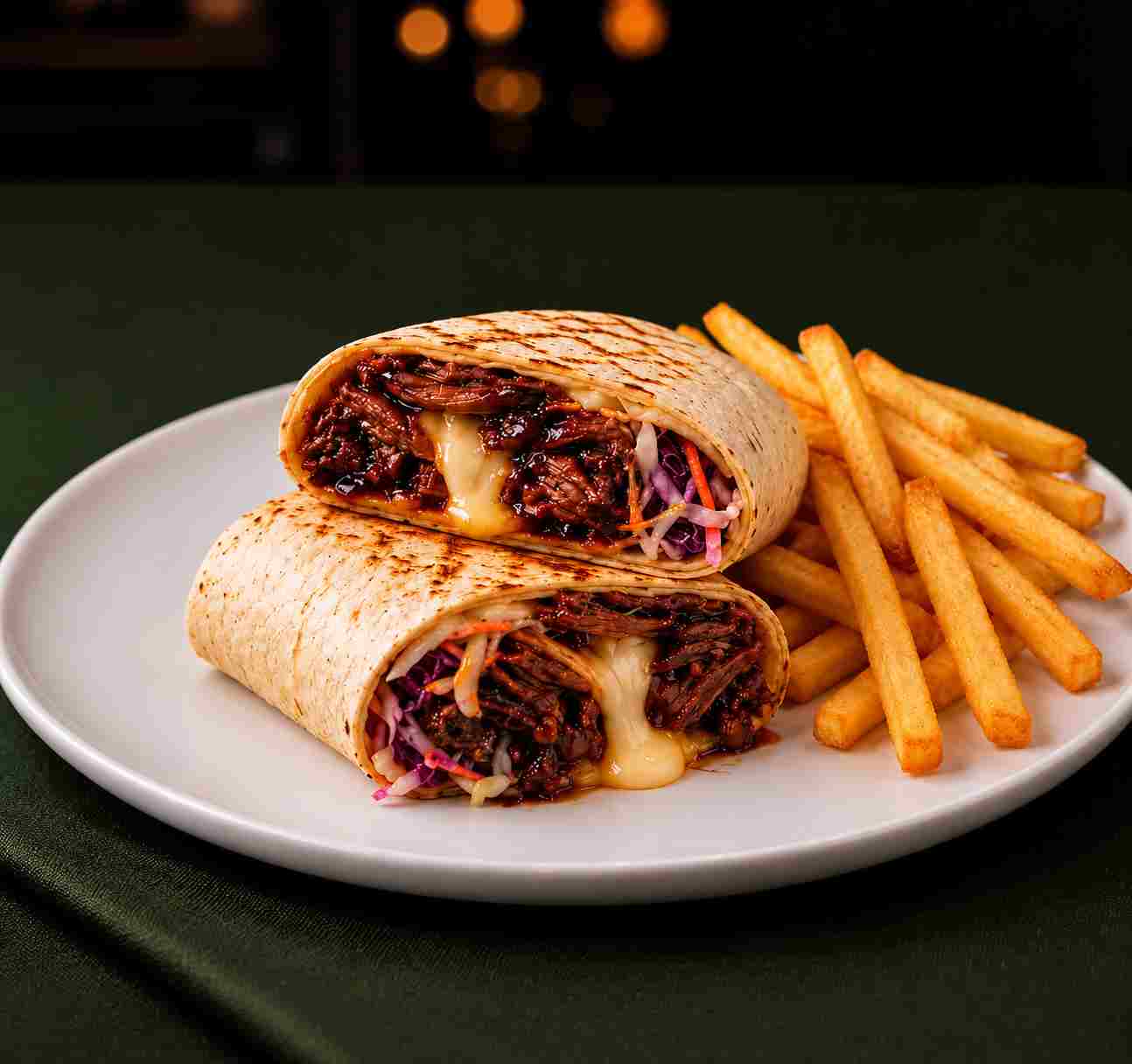 Brisket Wrap — Sandwiches