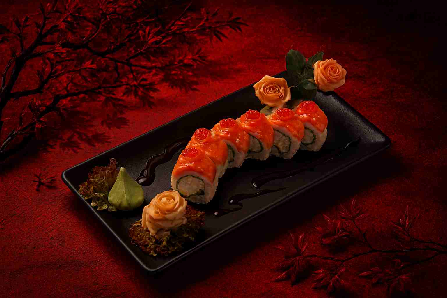 Special Salmon Dragon — SUSHI