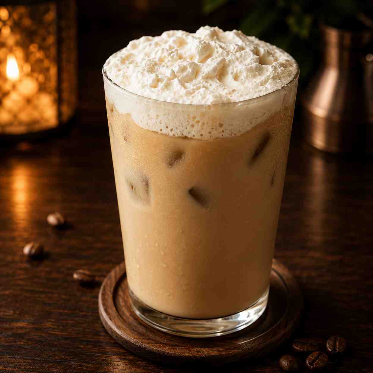 WHITE MOCHA LATTE — ICED LATTE