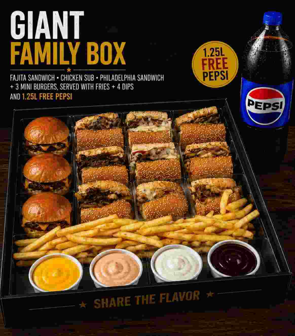 GIANT FAMILY BOX — Sandwiches
