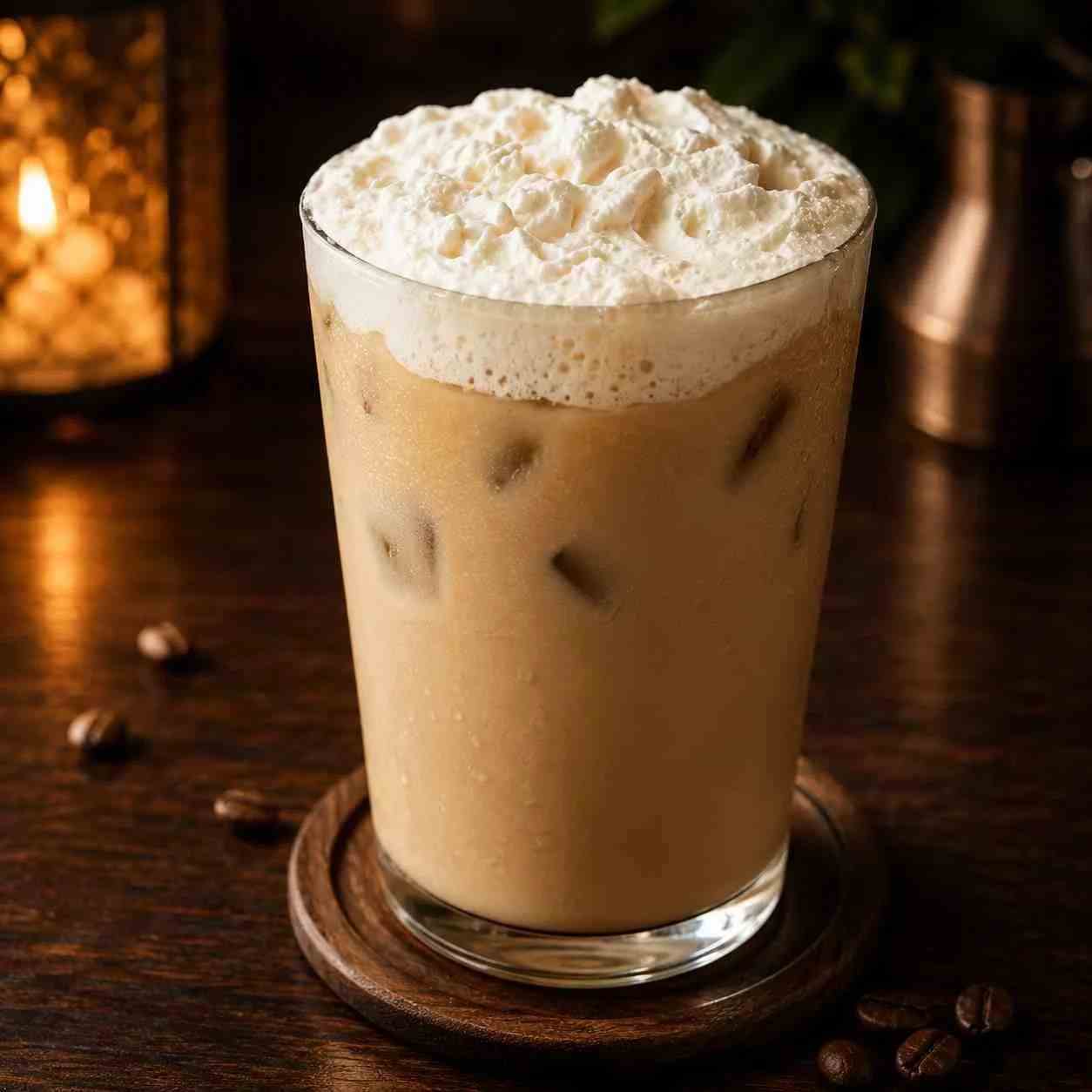 WHITE MOCHA LATTE — ICED LATTE
