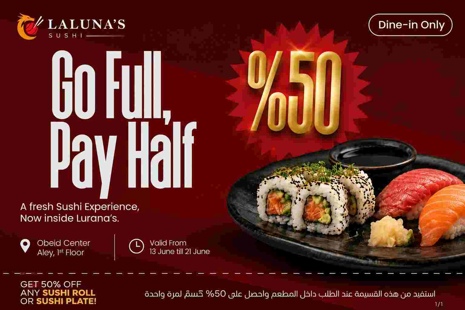 50% off